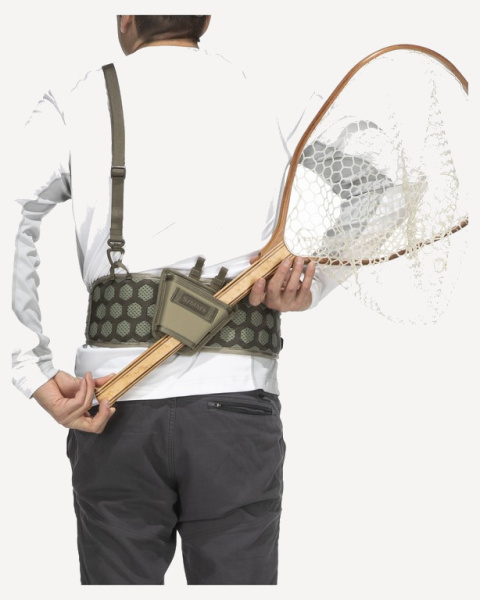 Держатель подсачека Simms Flyweight Net Holster (Tan; Верх=12,7см/Низ=6,3см)